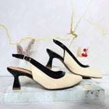 Sandalia tacon beige charol para mujer R0299-Z610