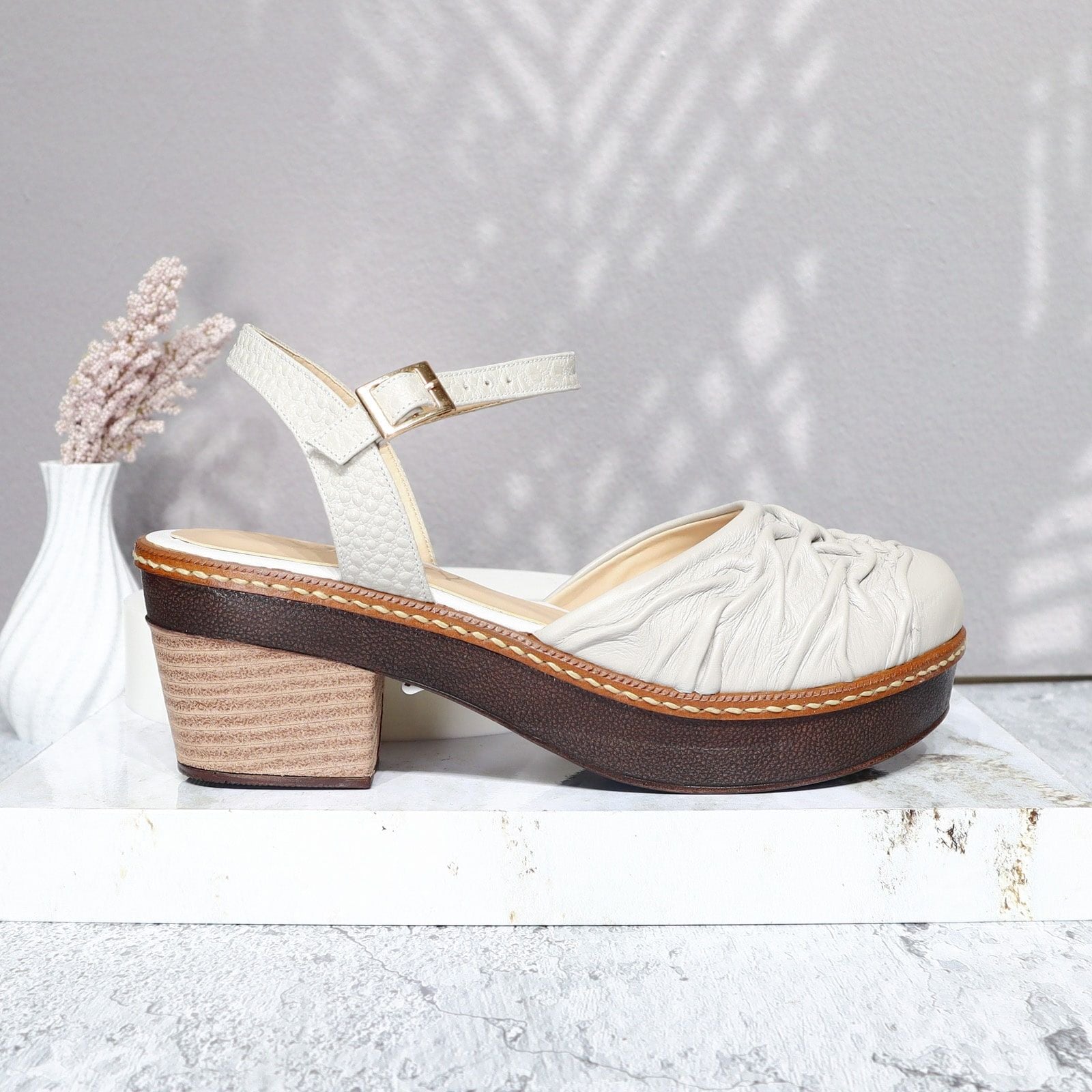Sleidy crudo cuero para mujer S126-Z06