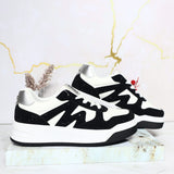 Tenis blanco x negro para mujer 005-Z761