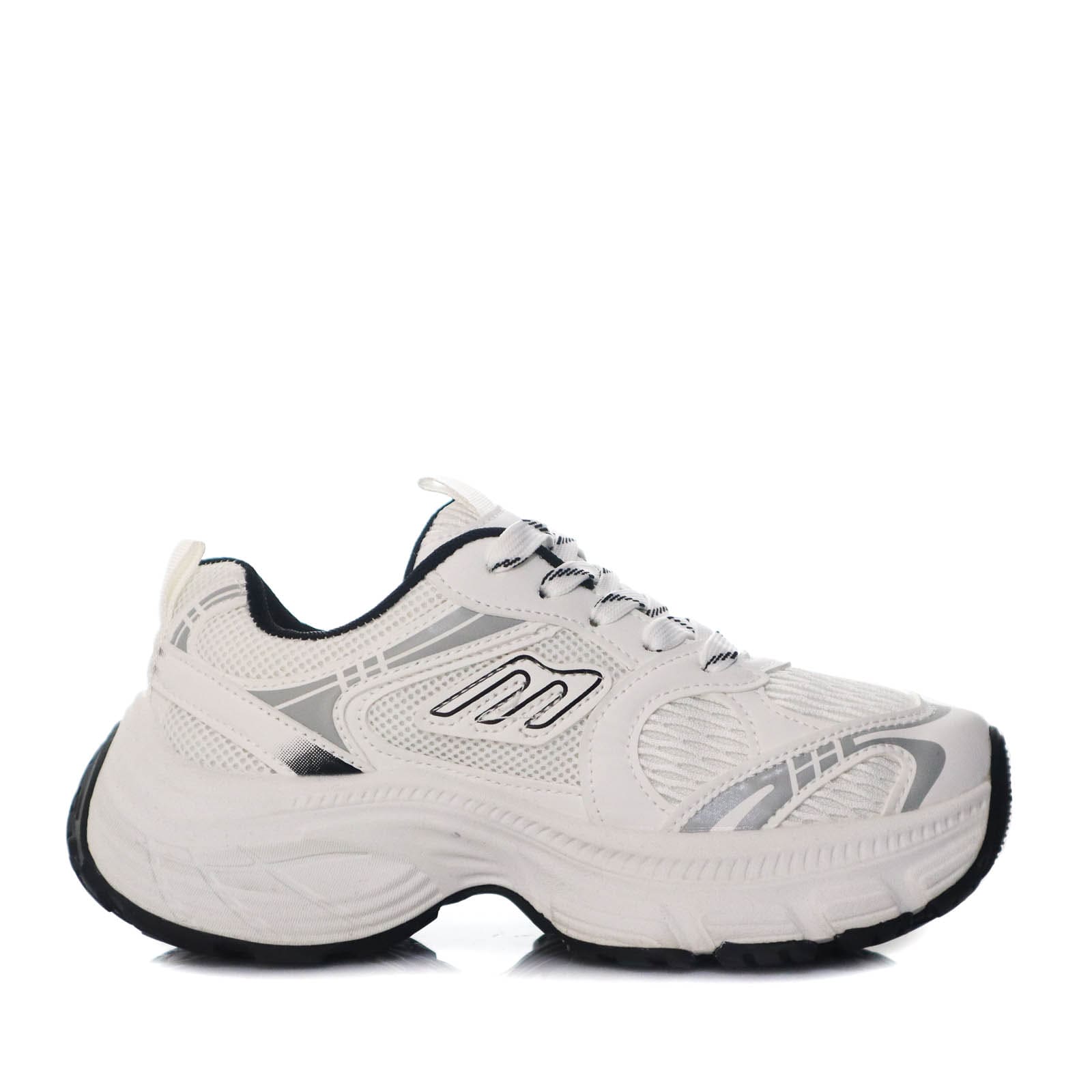 Tenis blanco x negro para mujer 034-Z329