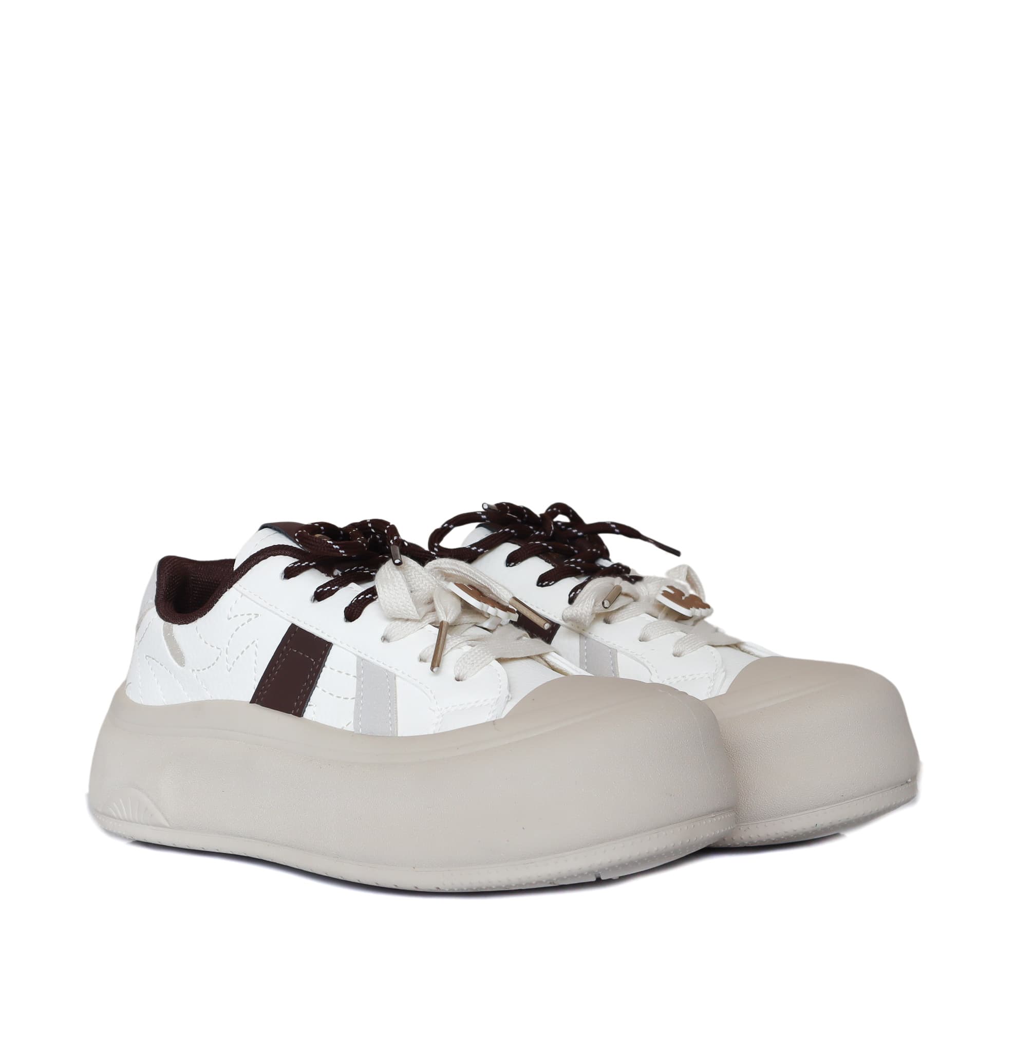 Tenis blanco talco para mujer 092-Z329