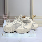 Tenis beige x gris para mujer 125-Z329
