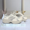 Tenis beige x gris para mujer 125-Z329