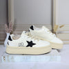 Tenis beige x negro para mujer 129-Z329