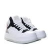 Botin deportivo blanco x negro para mujer 1439-Z518