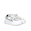 Tenis blanco x negro para mujer 153-3-Z287