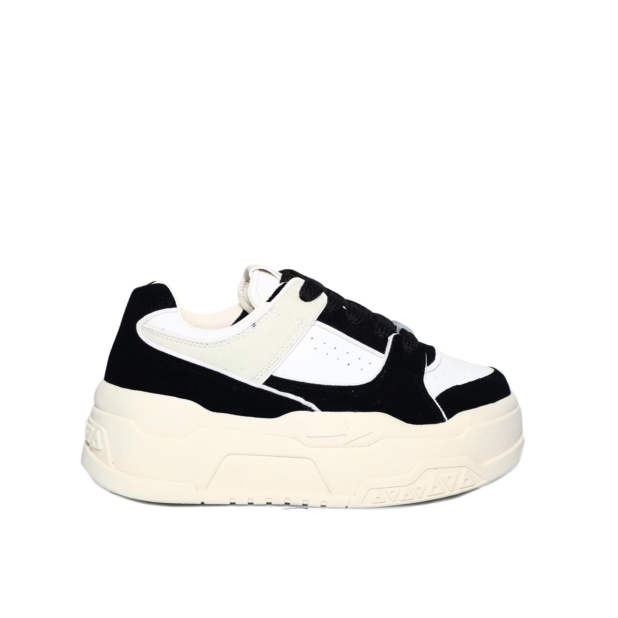 Tenis beige x negro para mujer 174-Z287