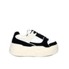Tenis beige x negro para mujer 174-Z287