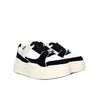Tenis beige x negro para mujer 174-Z287