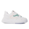 Tenis blanco x verde para mujer 182-Z273