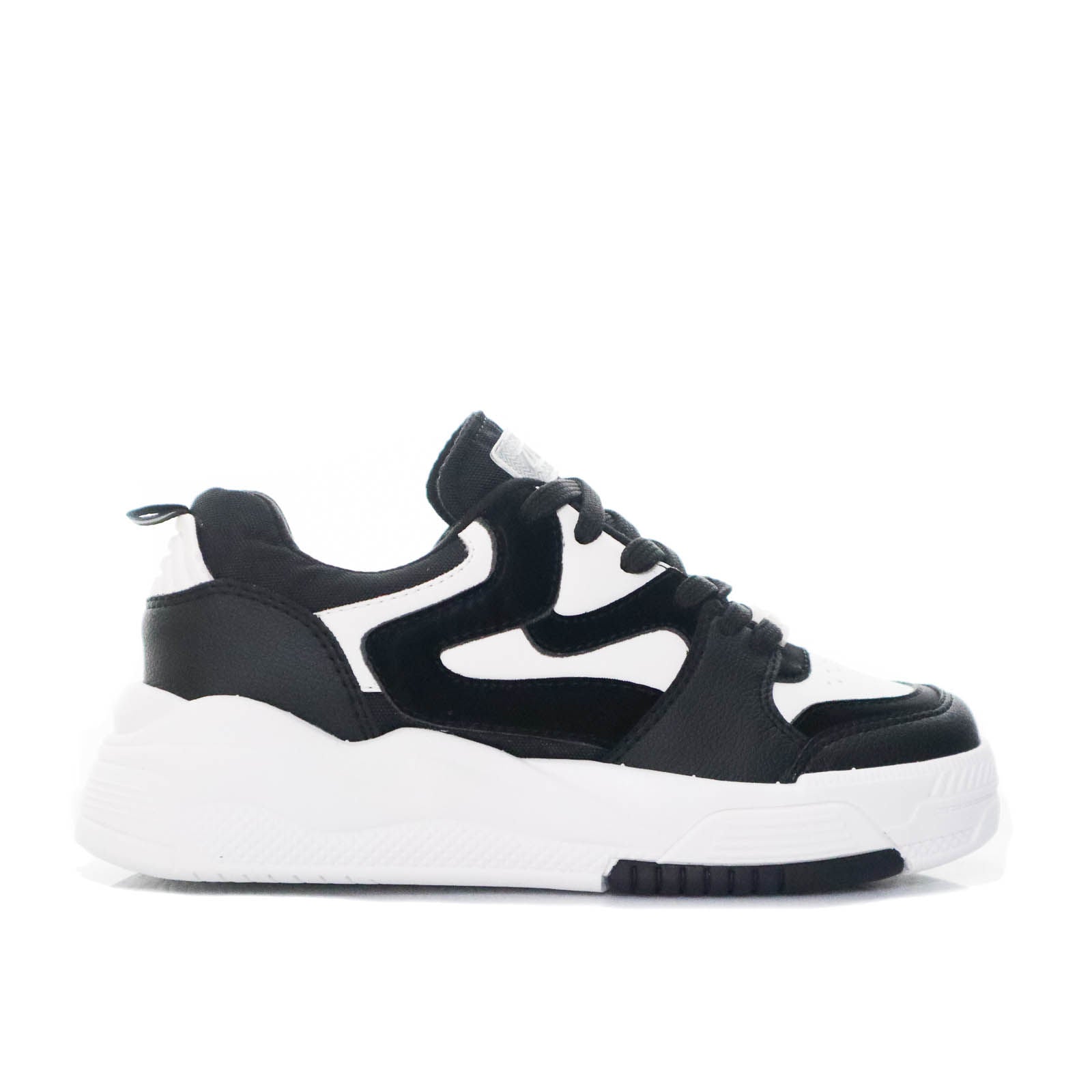 Tenis negro x blanco para mujer 182-Z273