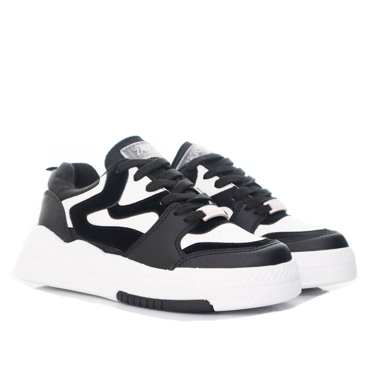 Tenis negro x blanco para mujer 182-Z273