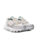 Tenis gris x beige xplata para mujer 183-Z273