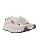 Tenis beige x verde para mujer 188-Z273
