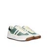 Tenis beige x verde para mujer 206-Z273