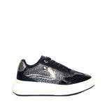 Tenis negro cuero para mujer 213-Z435
