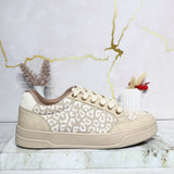 Tenis beige para mujer 233-Z273