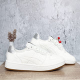 Tenis blanco x plata para mujer 239-Z273