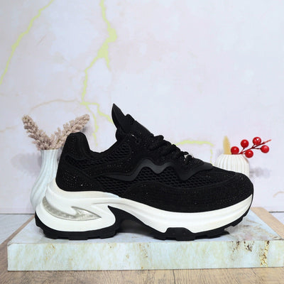 Tenis negro para mujer 250513-Z477
