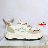 Tenis blanco x amarillo para mujer 25053-Z477