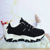 Tenis negro para mujer 25055-Z477