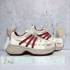 Tenis blanco x vinotinto para mujer 2563-Z630