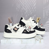 Tenis blanco x negro para mujer 2584-Z786
