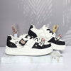 Tenis blanco x negro para mujer 2584-Z786