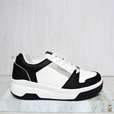 Tenis negro x blanco para mujer 304-Z273