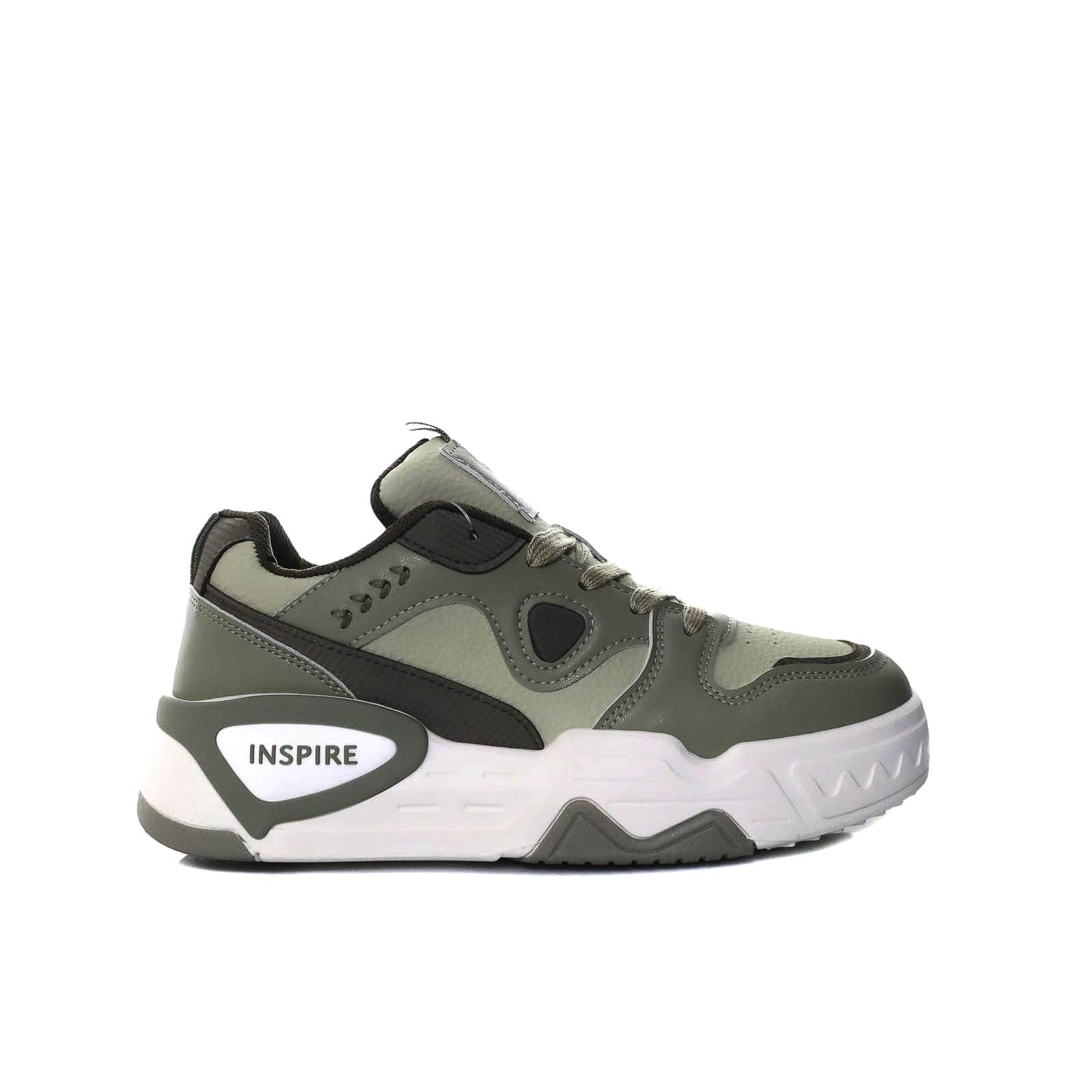 Tenis verde militar para mujer 5155-Z403