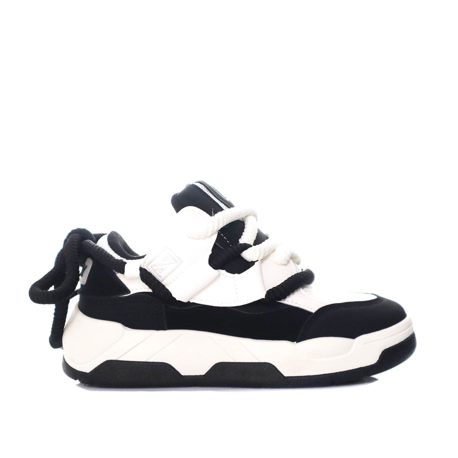 Tenis blanco x negro para mujer KF05-Z398