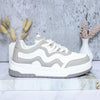 Tenis blancox gris para mujer KF06-Z477