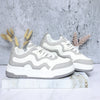 Tenis blancox gris para mujer KF06-Z477