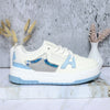 Tenis blanco x azul para mujer KF07-Z477