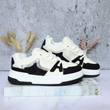 Tenis blanco x negro para mujer KF07-Z477