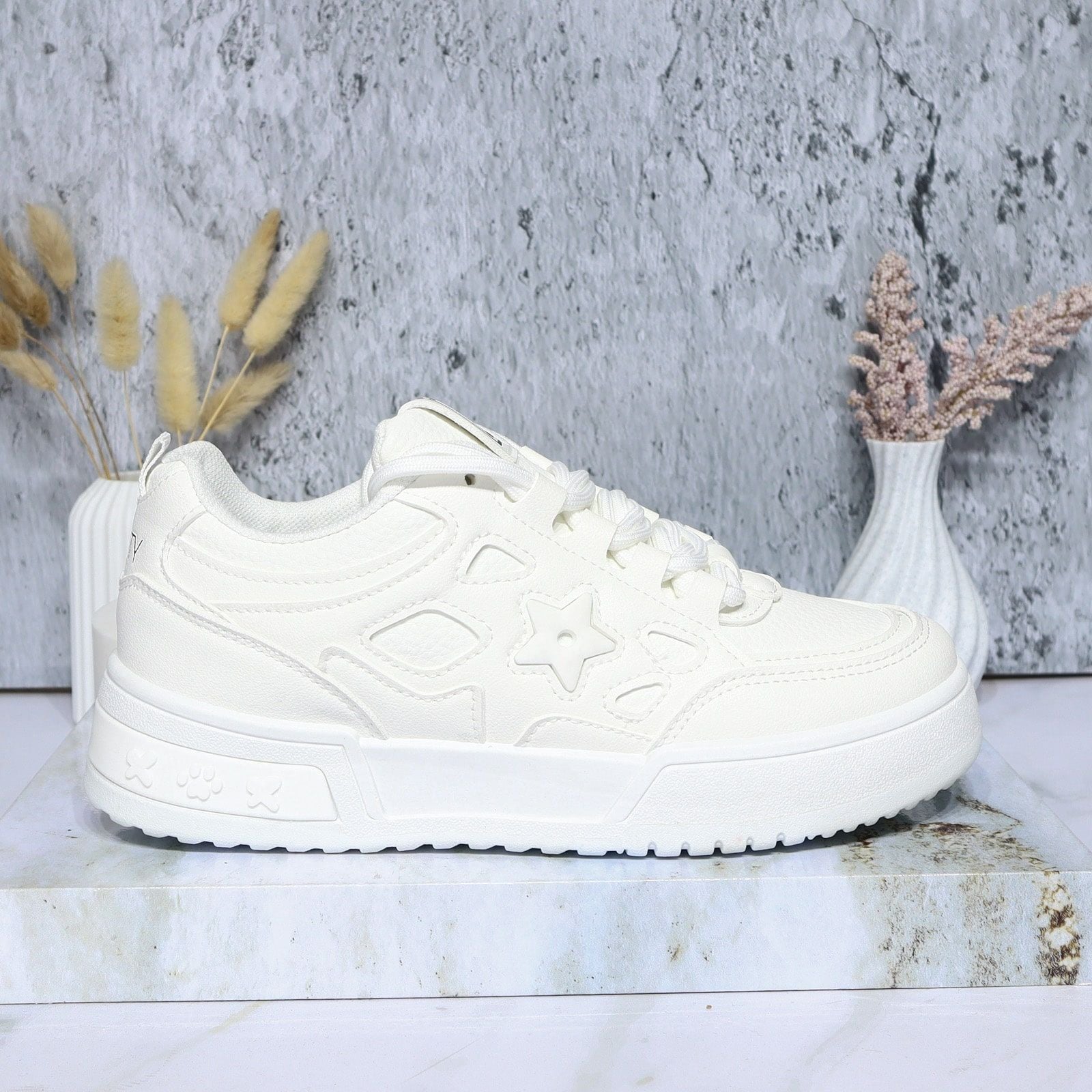 Tenis blanco para mujer KF09-Z477