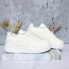 Tenis blanco para mujer KF09-Z477