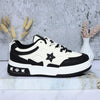 Tenis blanco x negro para mujer KF09-Z477