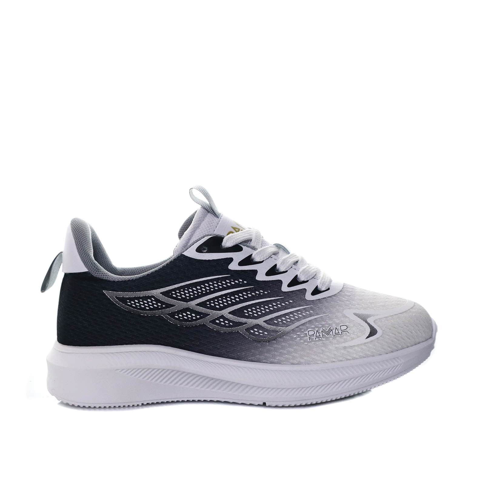 Tenis blanco x negro para mujer P86-Z400
