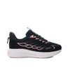 Tenis negro x rosa para mujer P86-Z400