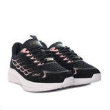Tenis negro x rosa para mujer P86-Z400