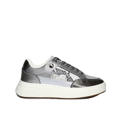 Tenis plomo cuero para mujer STAR-Z435