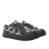 Tenis negro x talco media para mujer TA1008