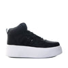 Botin deportivo negro x charol para mujer TA1048