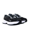 Tenis negro x plata para mujer TA1059