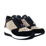 Tenis tela x negro para mujer TA1061