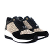 Tenis tela x negro para mujer TA1061