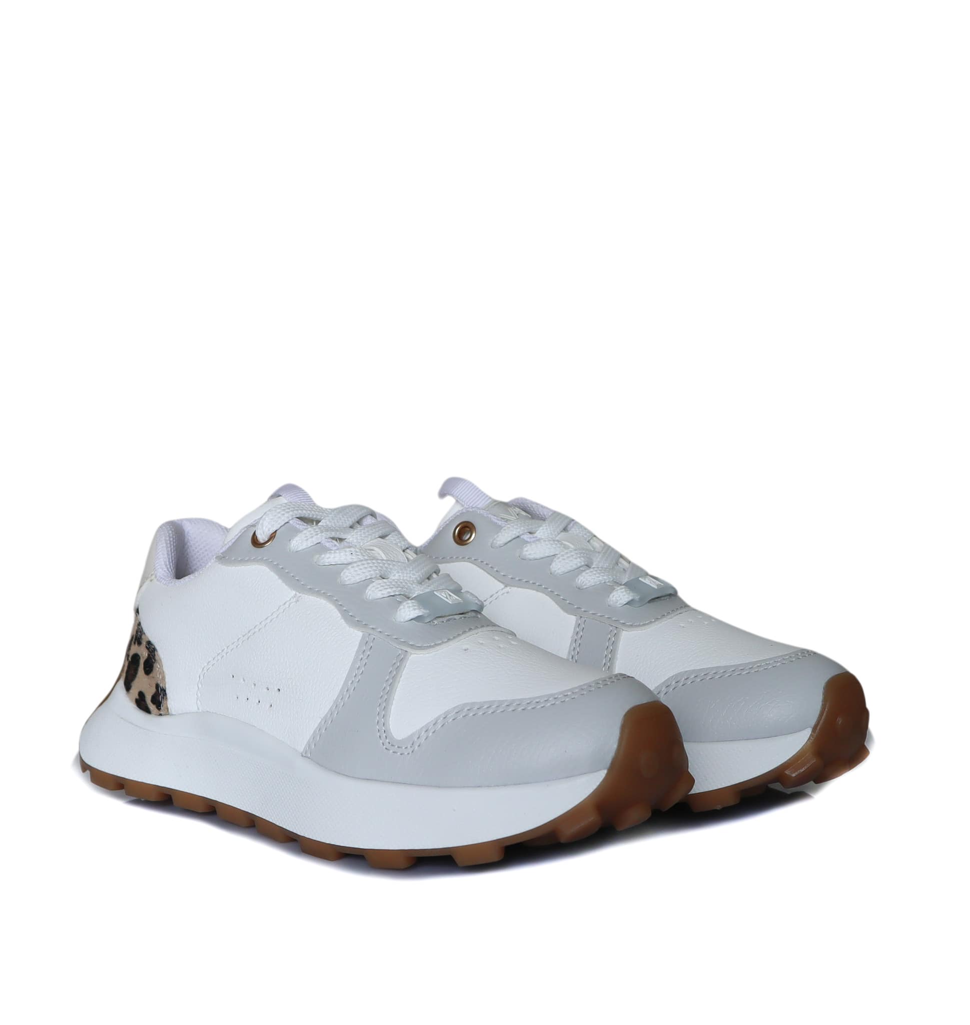 Tenis talco x gris x animal print para mujer TA1070