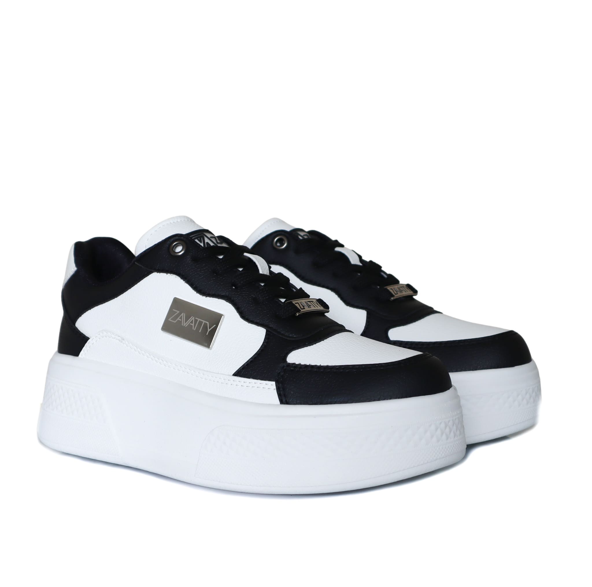 Tenis negro x talco para mujer TA1071