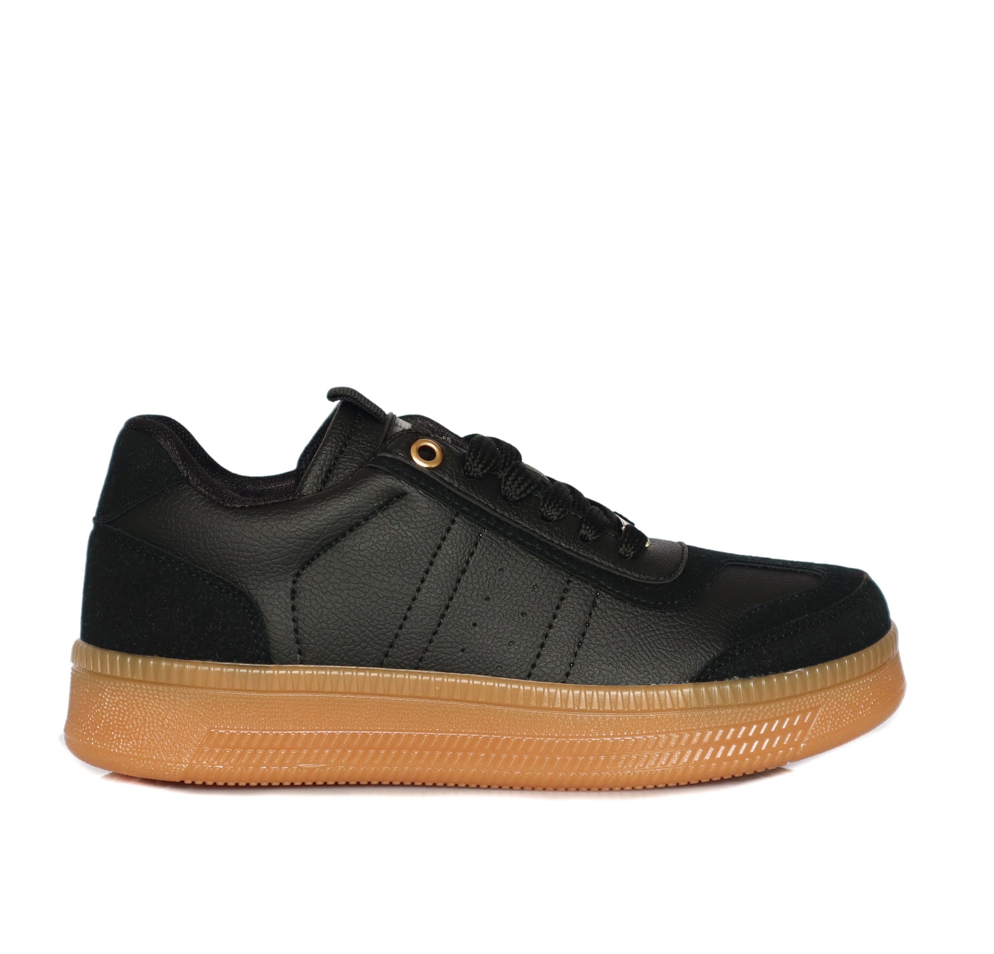 Tenis negro x carnaza para mujer TA1072